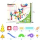 Магнитные блоки Picasso Tiles Трек с шариками 150 элементов PTG150 (0817338022785) - изображение 3