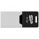 Флеш-накопичувач SiliconPower USB 2.0 Mobile X20 MicroUSB OTG 16Gb Black metal (SP016GBUF2X20V1K) - изображение 1