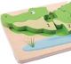 Puzzle drewniane Bigjigs Liczenie krokodyli 10 elementów 2999833 (691621190296) - obraz 3