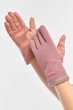 Перчатки женские на евромеху сенсорные розового цвета GLOVES размер 8 (209385) - изображение 1