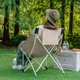 Стілець складаний Naturehike Stellaluna T04 CNK2550JJ022, вуглецева сталь, чорний - зображення 13