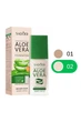 Тональный крем для лица с экстрактом алоэ Sadoer Aloe Vera Lasting Flawless Foundation (02 - Бежевый светлый), 30 мл - изображение 1
