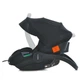 Автокресло-переноска бебикокон El Camino ME 1186 i-KEEP Melange Jet Black 0+ (0-13 кг) - изображение 2