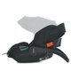 Автокресло-переноска бебикокон El Camino ME 1186 i-KEEP Melange Jet Black 0+ (0-13 кг) - изображение 4