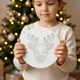 Набір для творчості та рукоділля String Art «Оленя» Art Millennium Ø 20 см - изображение 3