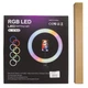 Кольцевая светодиодная LED лампа RGB Arc Ring 13" + tripod 2,1m (Black) Epik (177081) - изображение 9
