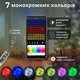 Гірлянда Матова кулька Smart RGB 10 м 50 лампочок, світлодіодна декоративна святкова гірлянда з Bluetooth, пультом ДК та керуванням через додаток, для дому, кімнати, ялинки, свят і вечірок, BRG-897 - зображення 2
