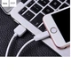 Кабель HOCO X1 USB to iP 2.4A, 1m, PVC, PVC connectors, White - изображение 2