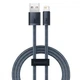 Кабель Baseus Dynamic Series Fast Charging Data Cable USB to iP 2.4A 1m Slate Gray - изображение 1