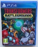 Диск для PlayStation 4 - Transformers Battlegrounds, русские субтитры, Б/У - изображение 1