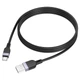 Дата кабель Hoco X109 Energy silicone USB to Type-C (1m) Black - зображення 3