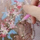 Великий набір алмазної вишивки в кейсі (60 баночок, ручки, клей тощо) - зображення 7