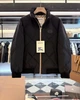 Мужская куртка пуховик бомбер Burberry с вертикальным воротником, черного цвета, М - изображение 2