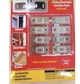 Магніти для закриття дверей, шаф і комодів VALUE PACK 9436-2 металеві, стійкі до корозії та іржі - зображення 3
