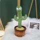 Танцующий кактус игрушка-повторюшка в горшке с подсветкой на 120 песен TikTok интерактивная игрушка на USB - изображение 7