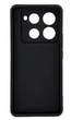 Чехол Shock Case Print для Infinix Note 40 Pro Plus 5G (X6851B) бампер силиконовый черный с рисунком бабочки - изображение 2