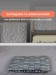 Органайзеры кофры 3DTOYSLAMP набор из 4 сумок для хранения вещей одежды постельного белья одеял игрушек текстиля тканевые плотные складные вместительные большие прочные практичные стильные 60 х 60 х 50 см в шкаф стеллаж на полку в гардероб бело-чёрные - изображение 7