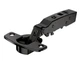 Петля Hettich Sensys 8675, накладная, угол открытия 110°, без пружины, черный обсидиан - изображение 1