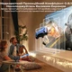 Смарт проектор Salange HA109 Android 11 Wi-Fi Bluetooth 200 ANSI HD 720P поддержка 4K портативный мини LED мощный видеопроектор домашний кинотеатр для дома офиса фильмов презентаций телефона смартфона HDMI USB 180° поворот - изображение 9