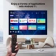 Смарт проектор Salange HA109 Android 11 Wi-Fi Bluetooth 200 ANSI HD 720P поддержка 4K портативный мини LED мощный видеопроектор домашний кинотеатр для дома офиса фильмов презентаций телефона смартфона HDMI USB 180° поворот - изображение 13