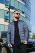 Стильная демисезонная куртка Intruder крепкая, многофункциональная, утепленная, "Memory" с прорезиненной молнией и защитой от непогоды синяя/XL - изображение 1