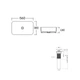 Комплект Qtap Virgo N: раковина накладная 560x380x130 мм, White, прямоугольная + донный клапан Pop-up PU02 QTAP QT18116308W48462 - изображение 2