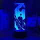 Світильник з 3D ефектом led лампа Джину Сон з аніме Підняття рівня поодинці / Solo Leveling. - зображення 1