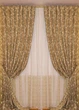 Кофейная штора шириной 1,50 м. Высота 2,60 м (АN - 328-04) - изображение 1