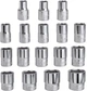 Набір торцевих головок Hans Tools 1/2" Dr 10-32 мм та 1/4" Dr 4-14 мм 6-гранних 108 предметів (TK-108) - зображення 12