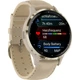 Смарт-часы Garmin Venu 3S Soft Gold Stainless Steel Bezel with French Gray Case and Leather Band (010-02785-55) [153841] - изображение 8