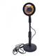 Світильник проєкційний Sunset Lamp RGB з пультом на штативі USB проєктор атмосферний - Уцінка - зображення 1