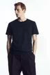 Футболка чоловіча базова COS regular cotton t-shirt L Синій - изображение 1