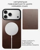 Кожаный чехол Nomad Magnetic Horween Rustic Brown для iPhone 17 Pro Max - изображение 7