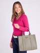 Сумка шоппер женская из искусственной кожи U.S. Polo Assn 537359055 Зеленая (1159850009) - изображение 2