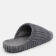 Женские домашние тапочки утепленные меховые с открытым носком FX shoes Лотос 7303 40 25.5 см Серые (2820000018700) - изображение 5