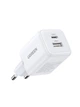 Мережевий зарядний пристрій UGREEN X514 USB-C/USB-A 20W QC3.0 PD3.0 GaN Fast Charger White (65006) - зображення 3