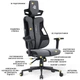 Геймерское кресло V8 Fabric Cyberlux GM-V8 FG, Grey - изображение 5