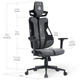 Геймерское кресло V8 Fabric Cyberlux GM-V8 FG, Grey - изображение 6