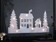 Новорічний декор вікна з гірляндою Будинки Livarno Home 60 х 30 см Led прикраса на вікно стіну - изображение 3