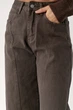Котонові штани баги Lurex Темний коричневий L (88120) - зображення 4