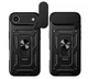 Чехол Primo Shockproof для Apple iPhone 17 Air - противоударный, с подставкой и шторкой для камеры - Black - изображение 2