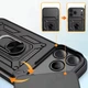 Чохол Primo Shockproof для Apple iPhone 17 Pro - протиударний, з підставкою і шторкою камери - Black - зображення 5