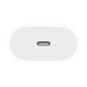 Зарядний пристрій для Apple 20W USB-C Power Adapter (MHJE3ZM/A) White - зображення 3