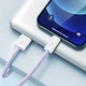 Кабель Baseus Dynamic Series Fast Charging Lightning 2.4A (1m) purple (CALD000405) - изображение 2