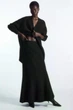 Спідниця COS flared merino wool maxi skirt 1204132003 M Чорний - изображение 1