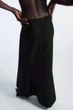 Спідниця COS flared merino wool maxi skirt 1204132003 M Чорний - изображение 4