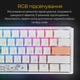 Клавіатура Ducky One 3 Mini Cherry MX Red RGB UA USB White (DKON2161ST-RUAPXPWWWSC1) - зображення 4
