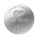 Батарейки GP LITHIUM Button Cell 3.0V CR1620-2CPU5 Літієва CR1620 5 шт. - зображення 1