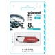 Флеш пам'ять USB 8 GВ Wibrand Aligator USB 2.0 червоний - зображення 2