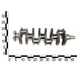 Вал коленчатый ВАЗ 1117-19, 2110-15, 2170-72, 2190-92 дв, 1,6л (8кл 16 кл); 1.4л 16 кл.(ход 75,6 мм) - изображение 3